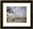 The Boat In The Flood, Port Marly by Alfred Sisley Limited Edition Print