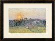 Sunset, Bazincourt, 1892 by Camille Pissarro Limited Edition Pricing Art Print