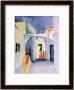 A Glance Down An Alley by Auguste Macke Limited Edition Pricing Art Print