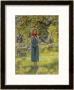 Jeanne D'arc Hearing Her Voices While Minding Her Sheep At Domremy by Eleanor Fortescue Brickdale Limited Edition Print