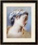 A Portrait Study Of A Young Girl In Profile To The Right by Jacques Andre Portail Limited Edition Pricing Art Print