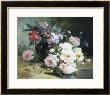 Still Life Of Beautiful Flowers by Eugene Henri Cauchois Limited Edition Pricing Art Print