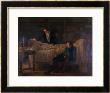 Marie Francois Xavier Bichat Dying Surrounded By The Doctors Esparon And Philibert Joseph Roux by Louis Hersent Limited Edition Print