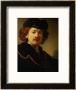 Portrait Of The Artist With Cap And Gold Chain, 1633 by Rembrandt Van Rijn Limited Edition Print