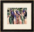 Blue Parrots by Auguste Macke Limited Edition Pricing Art Print