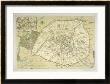 Map Showing The Growth Of Paris From Its Earliest Origins To The Latest Projects Under Napoleon Iii by Felix Benoist Limited Edition Pricing Art Print