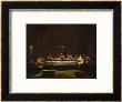 The Eucharist, Symbolized By The Last Supper by Nicolas Poussin Limited Edition Pricing Art Print