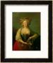 Elisabeth Of France (1764-94) Called Madame Elizabeth, Circa 1782 by Elisabeth Louise Vigee-Lebrun Limited Edition Print