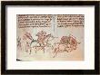 Richard Marshal Unhorses Baldwin Of Guisnes At Monmouth, Historia Major, 1233 by Matthieu Paris Limited Edition Print