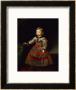 The Infanta Maria Margarita (1651-73) Of Austria As A Child by Diego Velã¡Zquez Limited Edition Print
