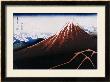 Rainstorm Beneath The Summit (The Black Fuji) by Katsushika Hokusai Limited Edition Print