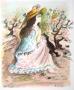 Jeune Fille Au Chat by Jean Raffy Le Persan Limited Edition Print