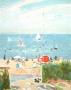 La Plage D'hermanville by Gaston Sebire Limited Edition Print