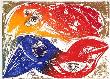 Les Inseparables by Carl-Henning Pedersen Limited Edition Print