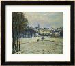 La Neige A Marly-Le-Roi, 1875, Snow At Marly-Le-Roi by Alfred Sisley Limited Edition Pricing Art Print