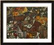 A Village by Egon Schiele Limited Edition Pricing Art Print