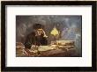 Richard Wagner Composing His Opera Cycle The Ring Of The Nibelungen by L. Balestrieri Limited Edition Print
