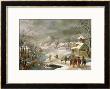 A Winter Landscape With Travellers On A Path by Denys Van Alsloot Limited Edition Pricing Art Print