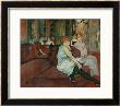 In The Salon At Rue Des Moulins, 1894 by Henri De Toulouse-Lautrec Limited Edition Print