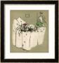 White Puppy Sleeps On A Bed by Cecil Aldin Limited Edition Print