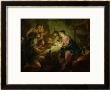 The Adoration Of The Shepherds, 1725 by Jean Francois De Troy Limited Edition Print
