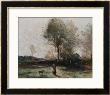 Landscape Or, Morning In The Field by Jean-Baptiste-Camille Corot Limited Edition Print