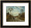Street In Louveciennes, 1872 by Camille Pissarro Limited Edition Print