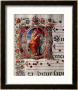 The Annunciation, Historiated Initial O, Detail Of A Page From An Antiphonal, Circa 1473-79 by Liberale Limited Edition Pricing Art Print