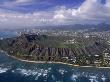Aerial Of Diamond Head, Honolulu, Hi by Mick Roessler Limited Edition Print