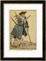 Long John Silver With His Parrot On His Shoulder by Monro S. Orr Limited Edition Print