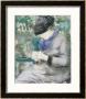 Girl Sitting In The Garden, Or The Knitting, 1879 by Edouard Manet Limited Edition Print