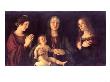 Madonna And Child With St. Mary Magdalene And St. Catherine by Giovanni Bellini Limited Edition Print