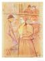 In The Moulin Rouge by Henri De Toulouse-Lautrec Limited Edition Print