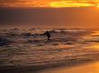 Man Fishing On Lake Tyers Beach At Sunset, Lakes Entrance, Australia by Chris Mellor Limited Edition Pricing Art Print