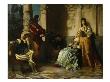 The Lute Player, 1875 (Oil On Canvas) by Christian Meyer Ross Limited Edition Print