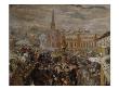 Drammen Market (Oil On Canvas) by Bernhard Dorotheus Folkestad Limited Edition Print