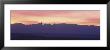 Silhouette Of Mountains At Dawn, Sierra Del Carmen Mountains, Big Bend National Park, Texas, Usa by Panoramic Images Limited Edition Print