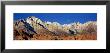 Rock Formations On A Mountain Range, Moonset Over Mt Whitney, Lone Pine, California, Usa by Panoramic Images Limited Edition Print