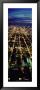 Building In A City Lit Up At Night, Chicago, Illinois, Usa by Panoramic Images Limited Edition Pricing Art Print
