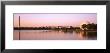 Washington Monument And Jefferson Memorial, Tidal Basin, Washington D.C., Usa by Panoramic Images Limited Edition Print