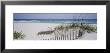Fence On The Beach, Alabama, Gulf Of Mexico, Usa by Panoramic Images Limited Edition Print