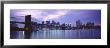 Skyscrapers In A City, Brooklyn Bridge, New York City, New York State, Usa by Panoramic Images Limited Edition Print