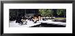 Group Of People Sitting Outside A Museum, Museum Of Modern Art, New York City, Ny, Usa by Panoramic Images Limited Edition Print