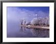 Rimed Trees And Reflection, Mt. Timpanogas, Utah, Usa by Howie Garber Limited Edition Print