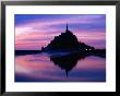 The Mont Reflected In The Bay At Dusk, Mont St. Michel, Basse-Normandy, France by David Tomlinson Limited Edition Print