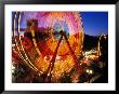 Ferris Wheel In The Family Fun Center At Waterfront Park, Portland, Oregon, Usa by Janis Miglavs Limited Edition Print