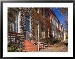 Row Houses In Fells Point Neighborhood, Baltimore, Maryland, Usa by Scott T. Smith Limited Edition Print