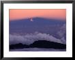 Lunar Eclipse At Sunset With Moonrise From The Summit Of Mt. Haleakala, Haleakala Np, Maui, Hawaii by Karl Lehmann Limited Edition Print
