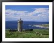 Doolin Tower And South Sound, County Clare, Munster, Eire (Republic Of Ireland) by Roy Rainford Limited Edition Print