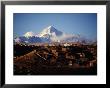 Houses With Huayna Potosi Behind, La Paz, Bolivia by Woods Wheatcroft Limited Edition Print